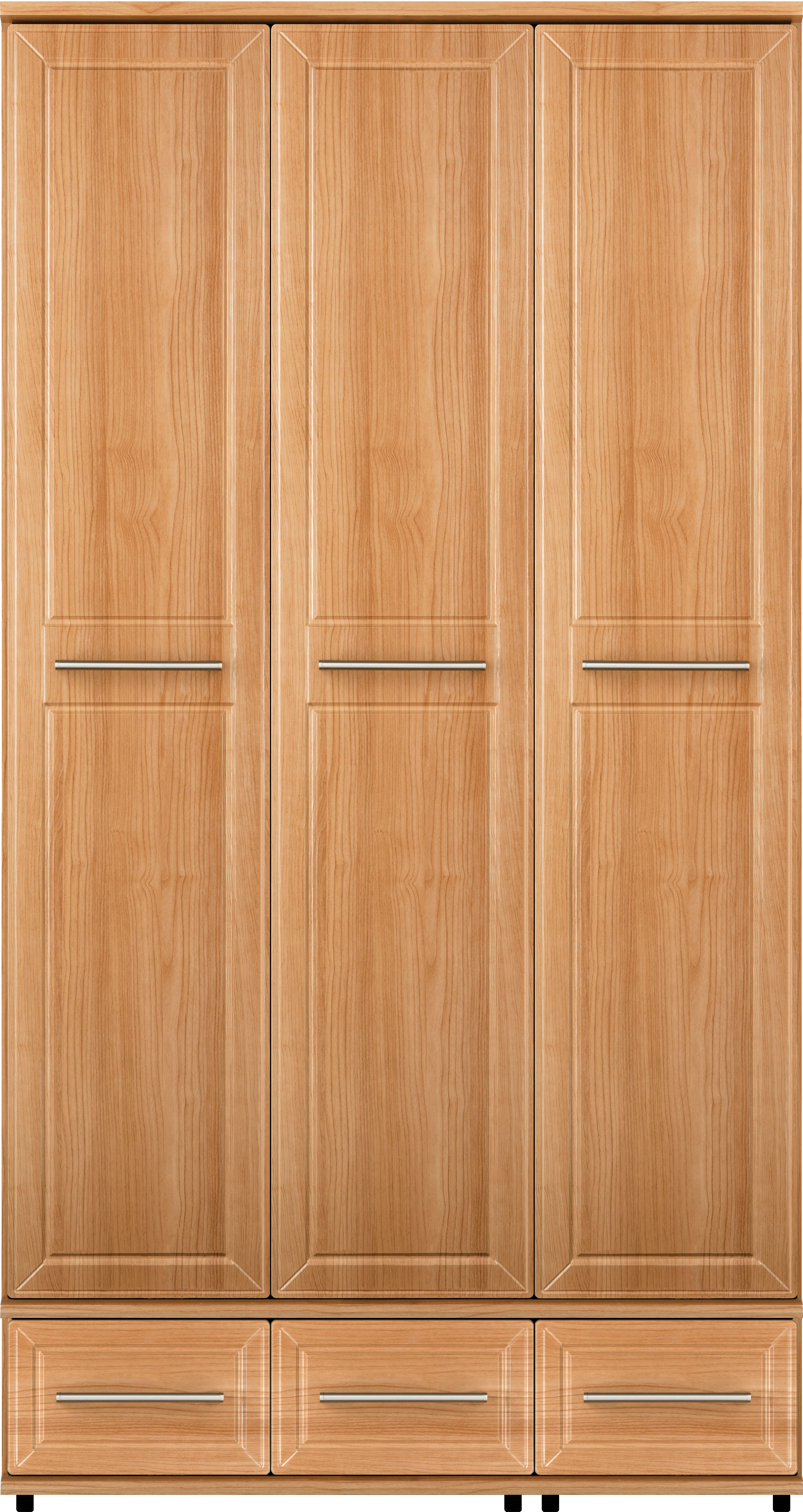 Lewknor Extra High Wardrobe with 3 Doors and 3 Drawers