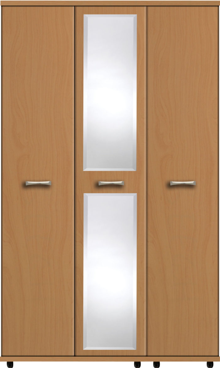Crendon 3 Door Wardrobe with one Mirror - Image 7