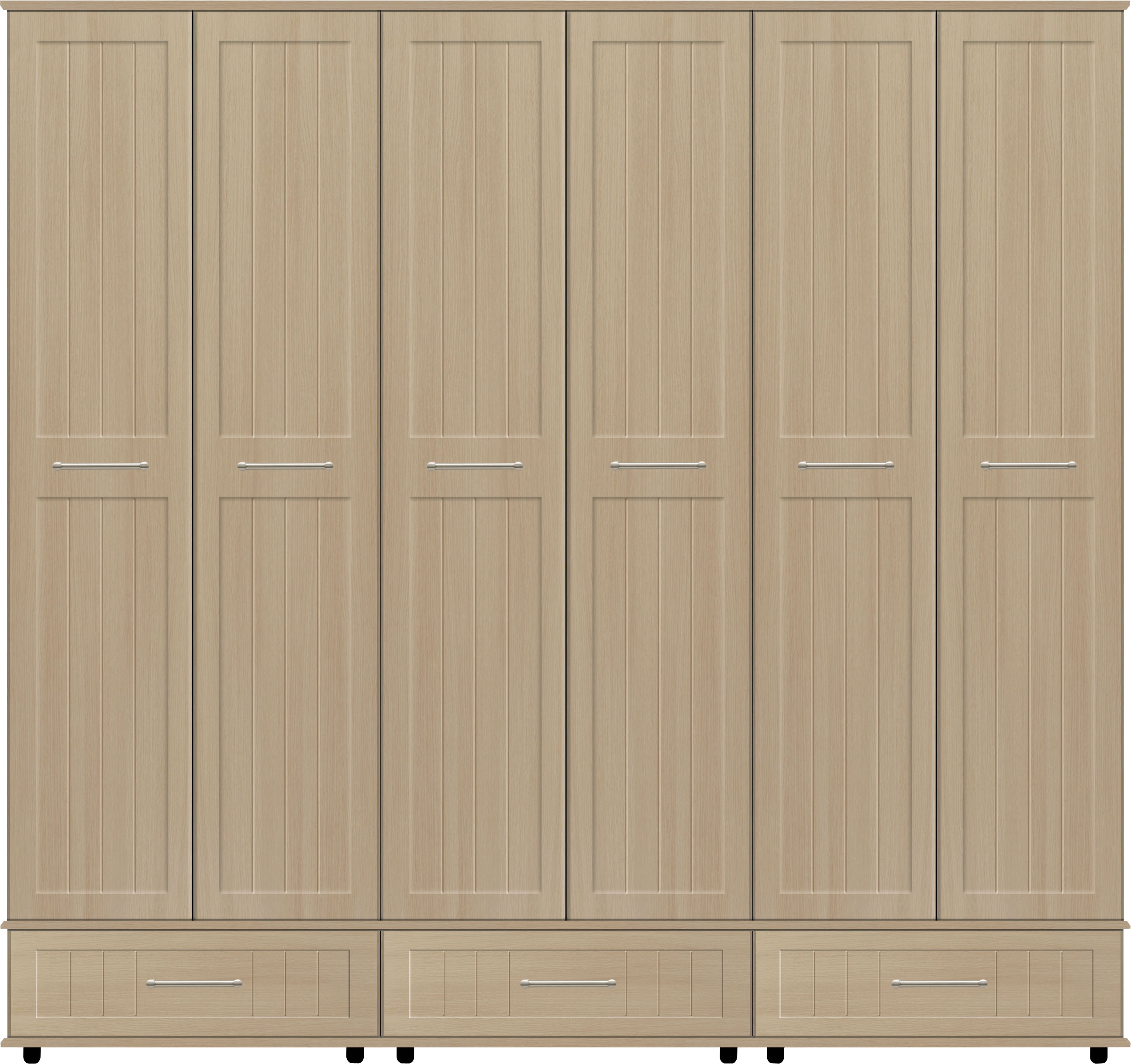 Tiddington Extra High Wardrobe with 6 Doors and 3 Drawers - Image 2